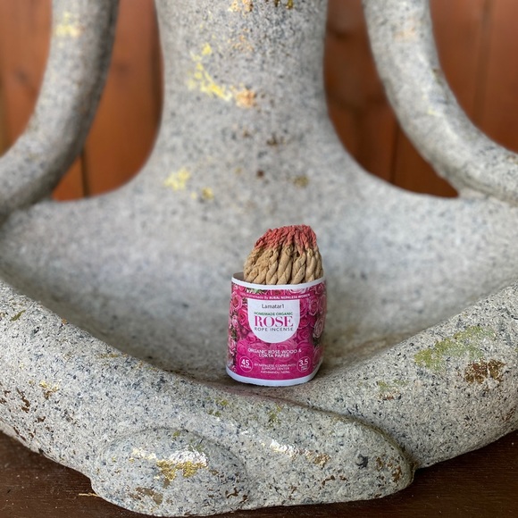 Organic Rose Rope Incense Nepal Meditation Yoga - Picture 4 of 5